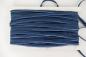 Preview: elastisches Glanz-Paspelband Breite 8 mm Marineblau